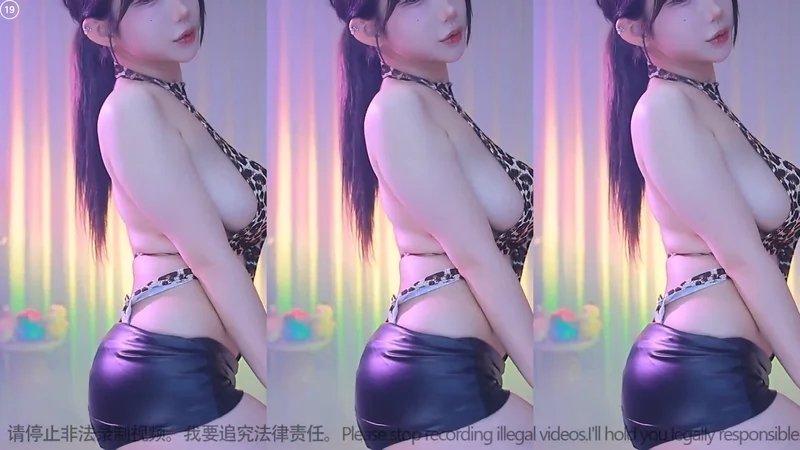 호피무늬 옆가슴 노출 BJㄱㄹㄹ영 젖가슴