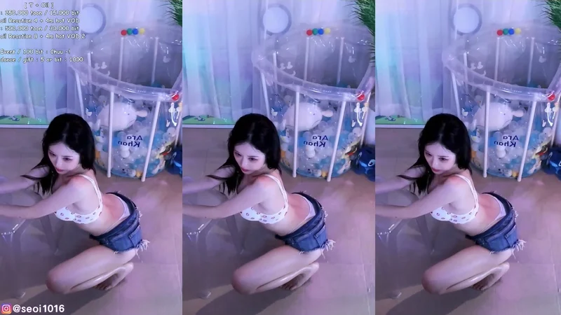 은꼴 보일 듯 말 듯한 청반바지 BJㅈㅅ이