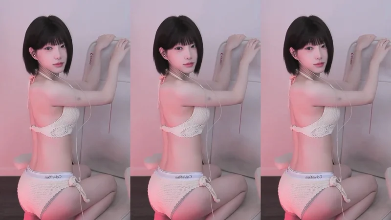 비키니룩 몸매 BJ주ㅋㅋ 수줍게 댄스 리액션
