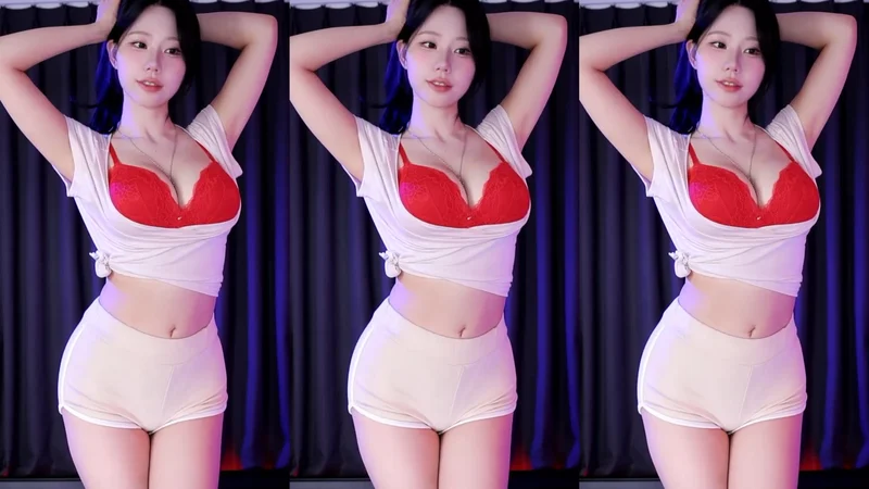 돌핀팬츠가 꼴리는 엉벅지 몸매 BJㅎㅇ파