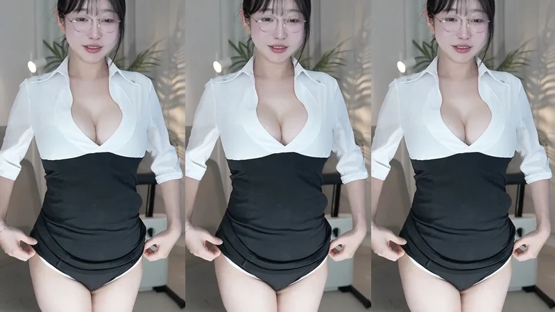 섹시한 오피스룩 BJㄷㄱ얏 묵직한 가슴골