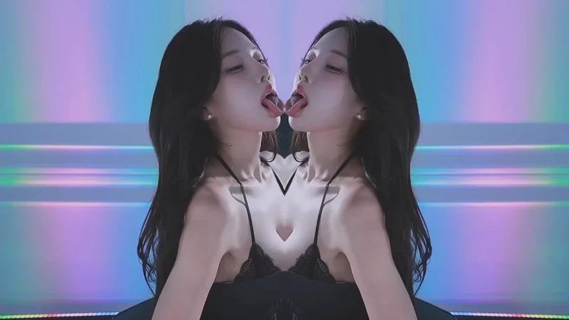 신박하게 혓바닥 낼름거리는 리액션 BJㅎ빛